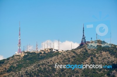 Benalmadena, Andalucia/spain - July 7 : View From Mount Calamorr… Stock Photo