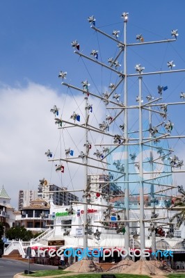 Benalmadena, Andalucia/spain - May 9 : Pinwheel Molinillos Arroy… Stock Photo