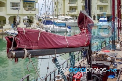 Benalmadena, Andalucia/spain - May 9 : Replica Of The Black Pear… Stock Photo