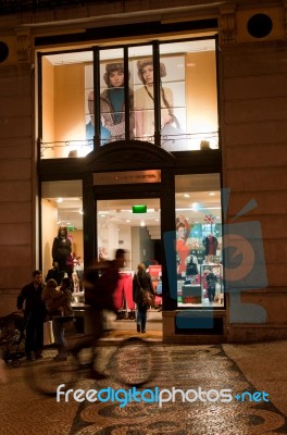 Benetton Boutique Stock Photo