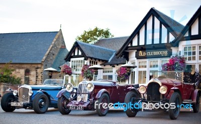 Bentley Speed Six And  Lagonda 16/80 S-type Special Six Stock Photo