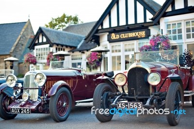 Bentley Speed Six And  Lagonda 16/80 S-type Special Six Stock Photo