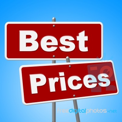 Best Prices Signs Represents Clearance Promotion And Promo Stock Image