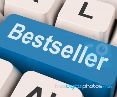 Bestseller Key Shows Best Seller Or Rated Stock Image