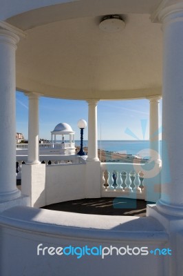 Bexhill-on-sea, East Sussex/uk - October 17 : View Through A Col… Stock Photo