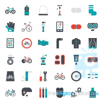 Bicycle Accessories Stock Image