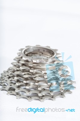 Bicycle Cassette - Stock Image Stock Photo