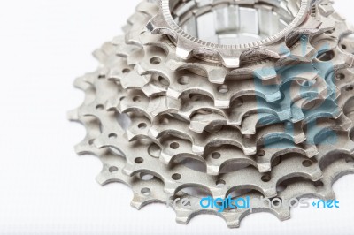 Bicycle Cassette - Stock Image Stock Photo