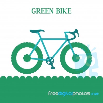 Bicycle Logo Stock Image