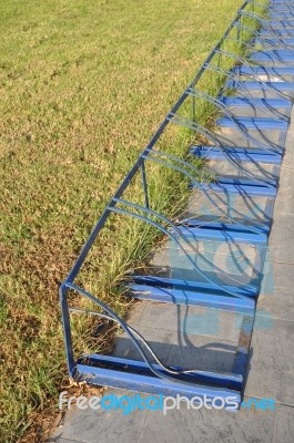 Bicycle Rack Stock Photo