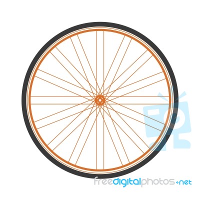 Bicycle Wheel Stock Image