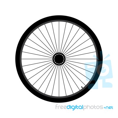 Bicycle Wheel Stock Image