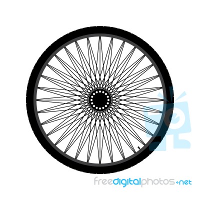 Bicycle Wheel Stock Image