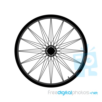 Bicycle Wheel Stock Image