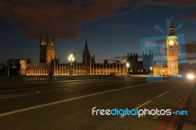 Big Ben At London England Uk Stock Photo