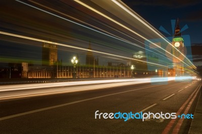 Big Ben At London England Uk Stock Photo