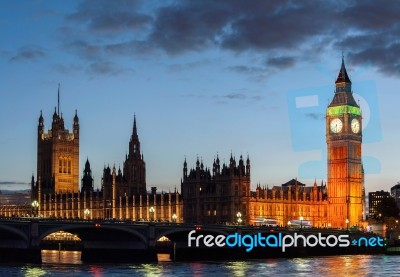 Big Ben At London England Uk Stock Photo