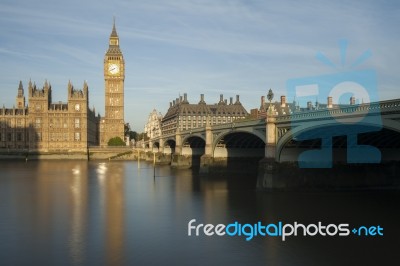 Big Ben Clock Tower Stock Photo