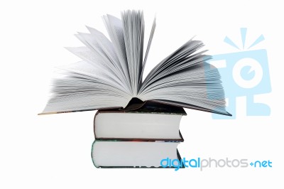 Big Books Stock Photo