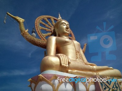 Big Buddha In Samui, Thailand Stock Photo