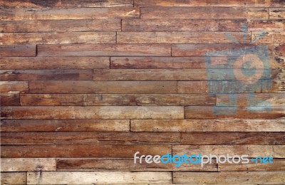 Big Old Wood Wall Stock Photo