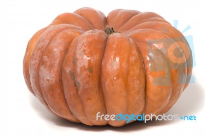 Big Orange Pumpkin Stock Photo