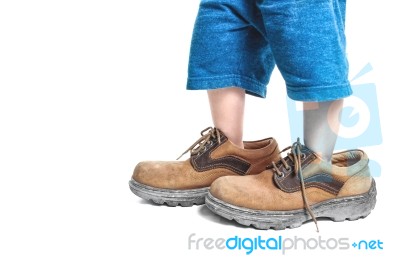 Big Shoes Stock Photo