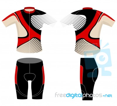 Bike Shirt Graphic Design Stock Image