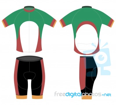 Bike Sport Shirt Stock Image