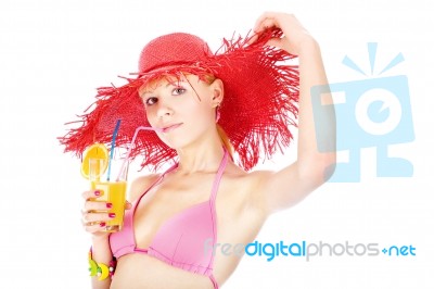 Bikini Cocktail Stock Photo