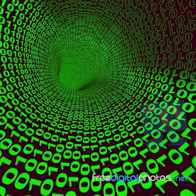 Binary Code Stock Image