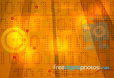 Binary Code Scene Stock Image