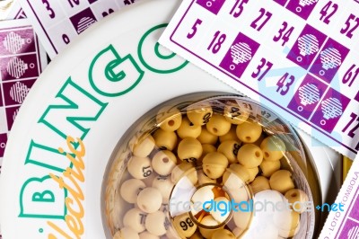 Bingo Game Stock Photo