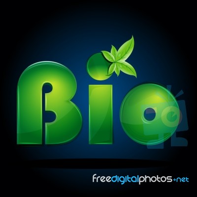 Bio Background Stock Image