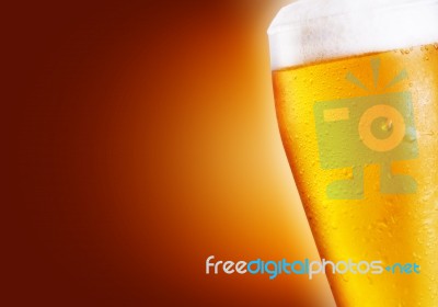 Birra Gialla Stock Photo