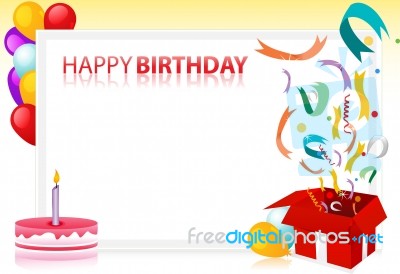 Birthday Background Stock Image