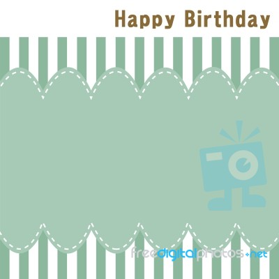 Birthday Card Stock Image