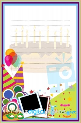 Birthday Card Stock Image