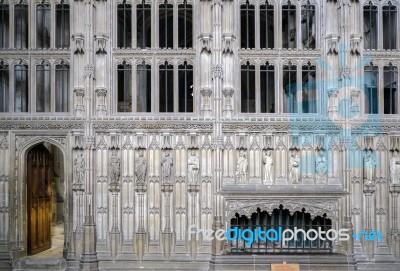 Bishop Fox's Chantry Chapel In Winchester Cathedral Stock Photo