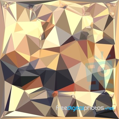 Bisque Gray Abstract Low Polygon Background Stock Image