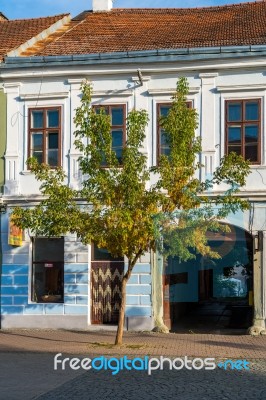 Bistrita, Transylvania/romania - September 17 : Evening Sunshine… Stock Photo