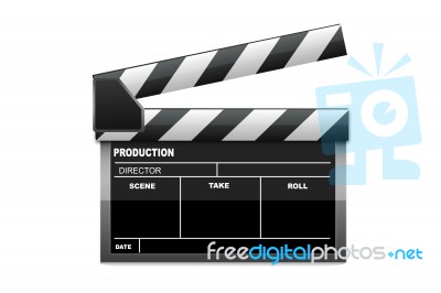 Black And White Movie Stock Image