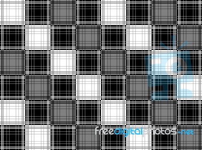 Black And White Plaid Stock Image