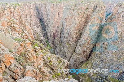 Black Canyon Of The Gunnison National Park Stock Photo