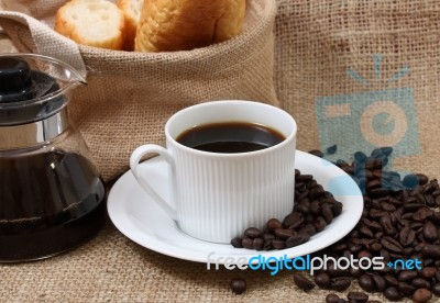 Black Coffee Stock Photo