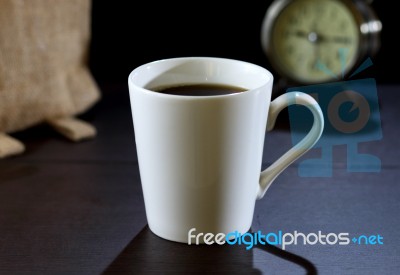 Black Coffee Stock Photo