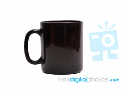 Black Cup Stock Photo