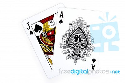 Black Jack Stock Photo