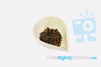 Black Pepper Stock Photo