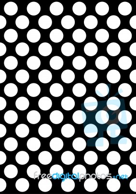 Black Polka Dots Stock Image